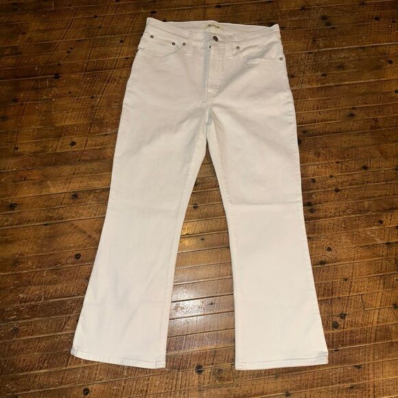 Madewell Cali Demi boot white sustainable size 30 normcore jeans - Picture 2 of 4